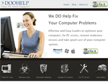 Tablet Screenshot of doohelp.com